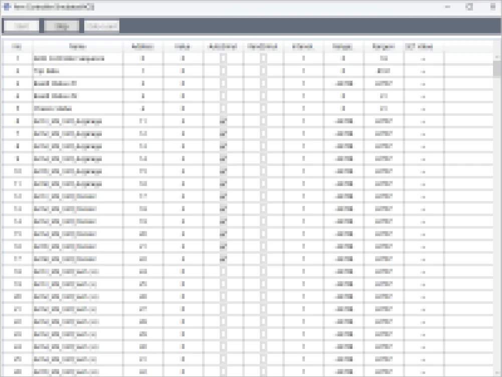 Modbus Virtual Server - 툴 화면